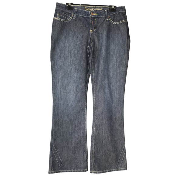 Cruel Girl Denim - Cruel Girl Low Rise Jeans Bootcut Denim Dark Wash Women's Size 9 Regular